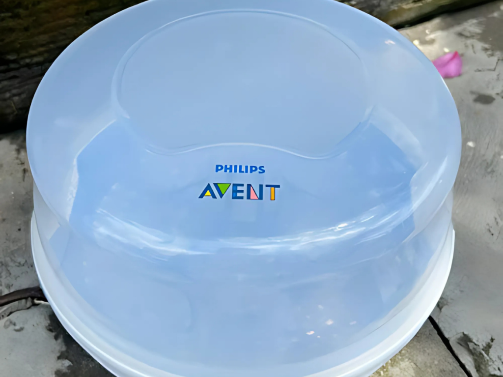 Microwave steriliser in Bali by Bali Kidz Hire for safe and hygienic cleaning of baby bottles and feeding accessories