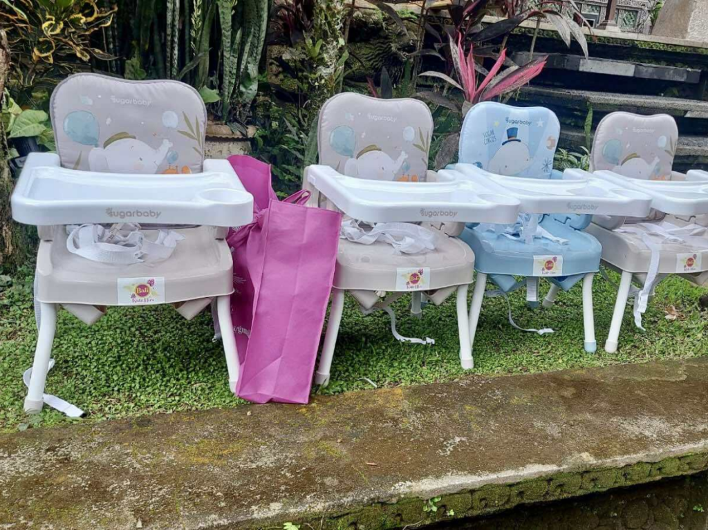 4 in 1 chair in Bali by Bali Kidz Hire offering safe and comfortable feeding and seating solution for babies and toddlers